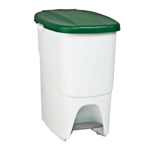 Cubo con pedal Pedalbin Ecológico 25 litros. Color verde.