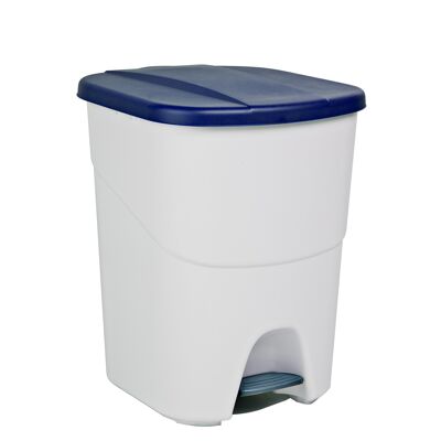 Ecological Pedalbin pedal bin 40 litres. Color blue.