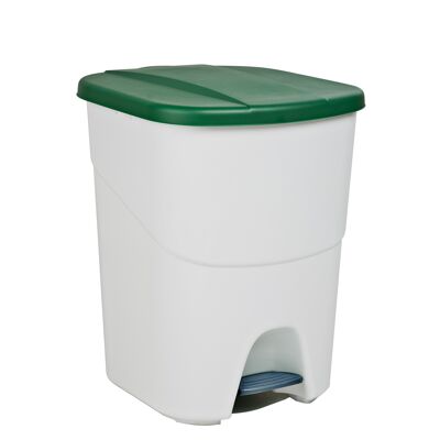 Ecological Pedalbin pedal bin 40 litres. Green color.