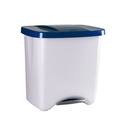 Ecological Pedalbin pedal bin 50 litres. Color blue.