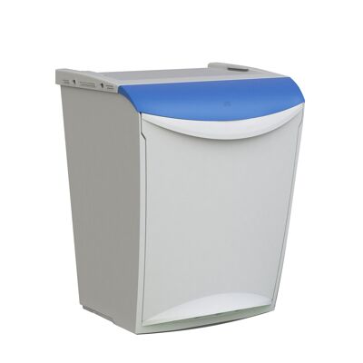 Ecosystem modular recycling system. Color blue.