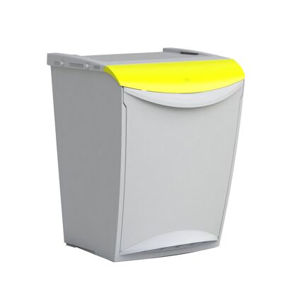 Ecosystem modular recycling system. Yellow color.