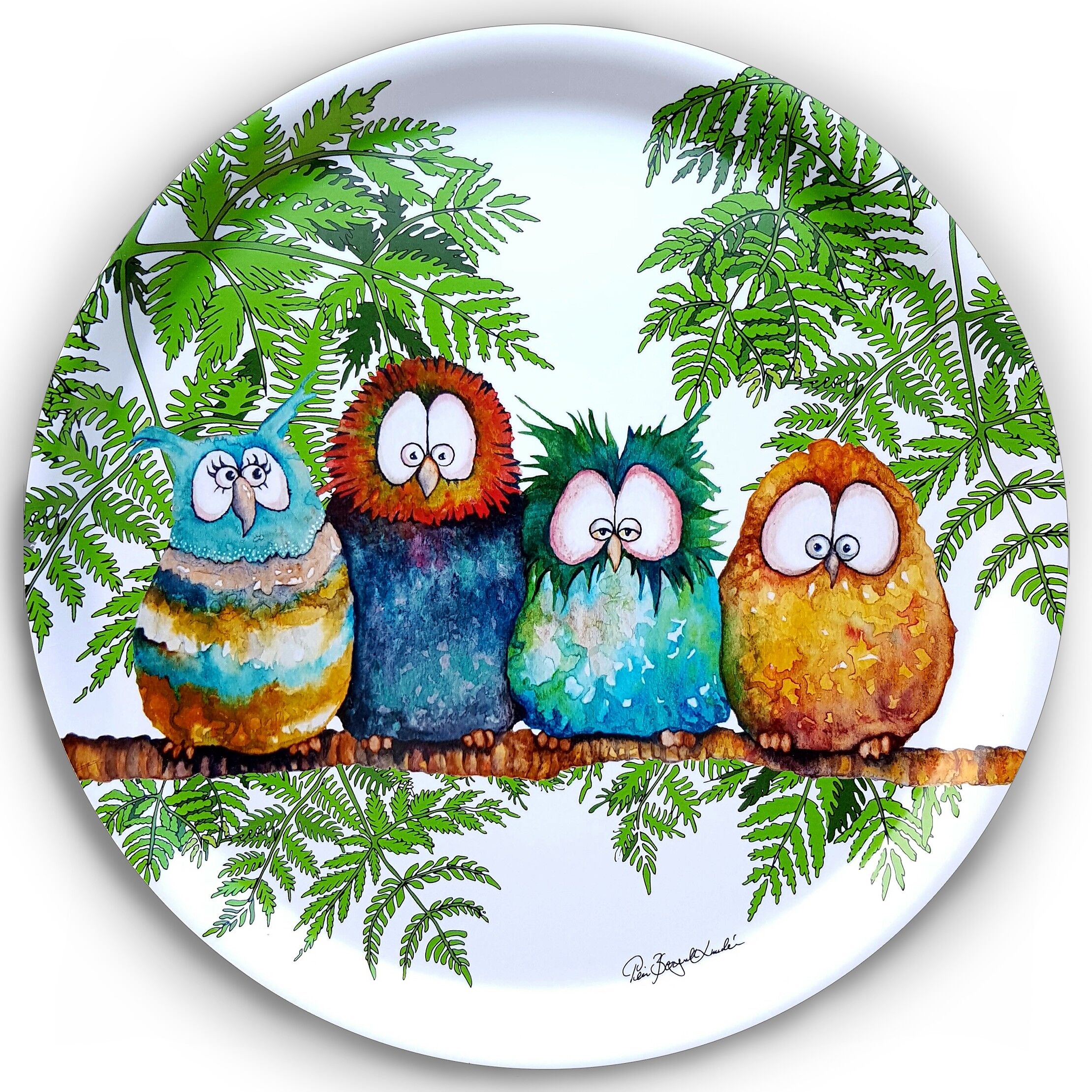 Vassoio Ø38 CM, Gufi