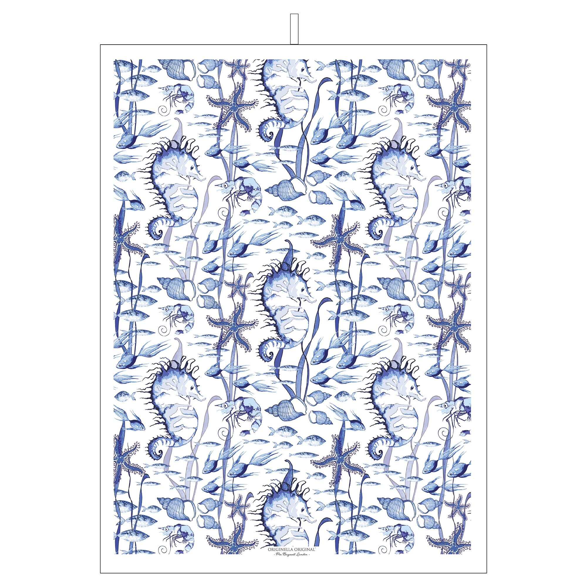 ASCIUGAMANI IN LINO, OCEANO