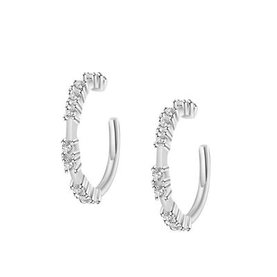 CONCH EAR CUFF, 925 Sterling Silber Ohrklemme - silber