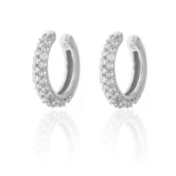 BOUCLE D'OREILLE XL - argent 1