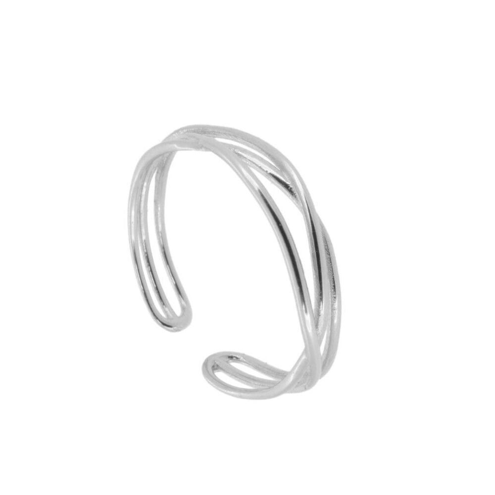 Buy wholesale TRIPLE RING - silver