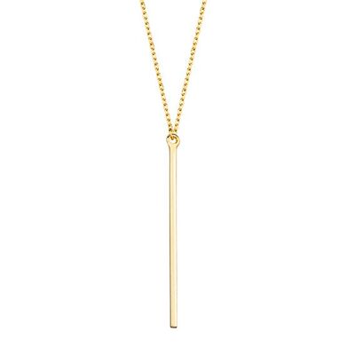 SIMPILE ROD NECKLACE - vergoldet