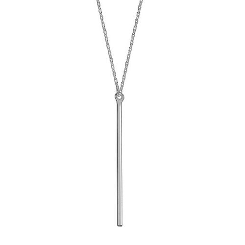 SIMPILE ROD NECKLACE - silber