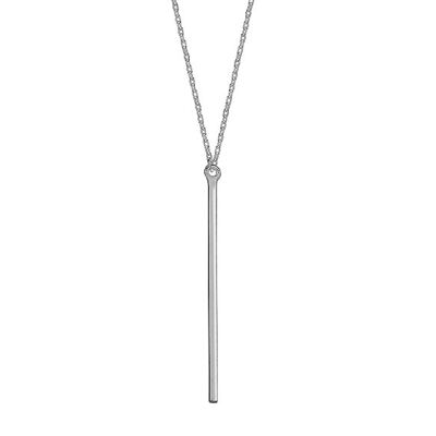 SIMPILE ROD NECKLACE - silber