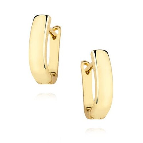 HIGH POLISHED EARRINGS - gold plated