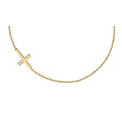 CROSS NECKLACE - silber