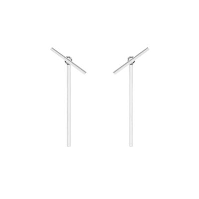 X EARRINGS - silver