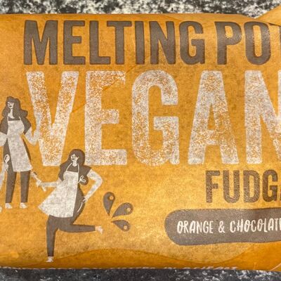 Vegan Melting Pot Fudge Orange and Chocolate