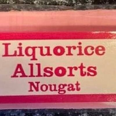 Liquorice Allsorts Nougat
