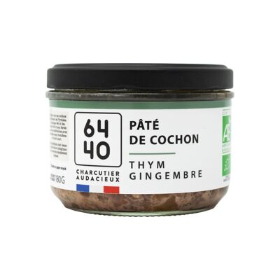 Paté De Cerdo Al Tomillo Jengibre