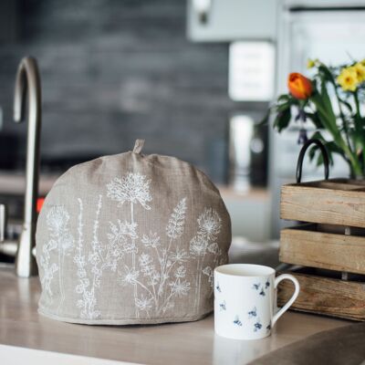 Linen Tea Cosy Pure Linen Garden Design - Natur