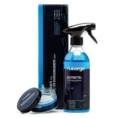 LICARGO® cleaning clay and lubricant - 100 g / 500 ml