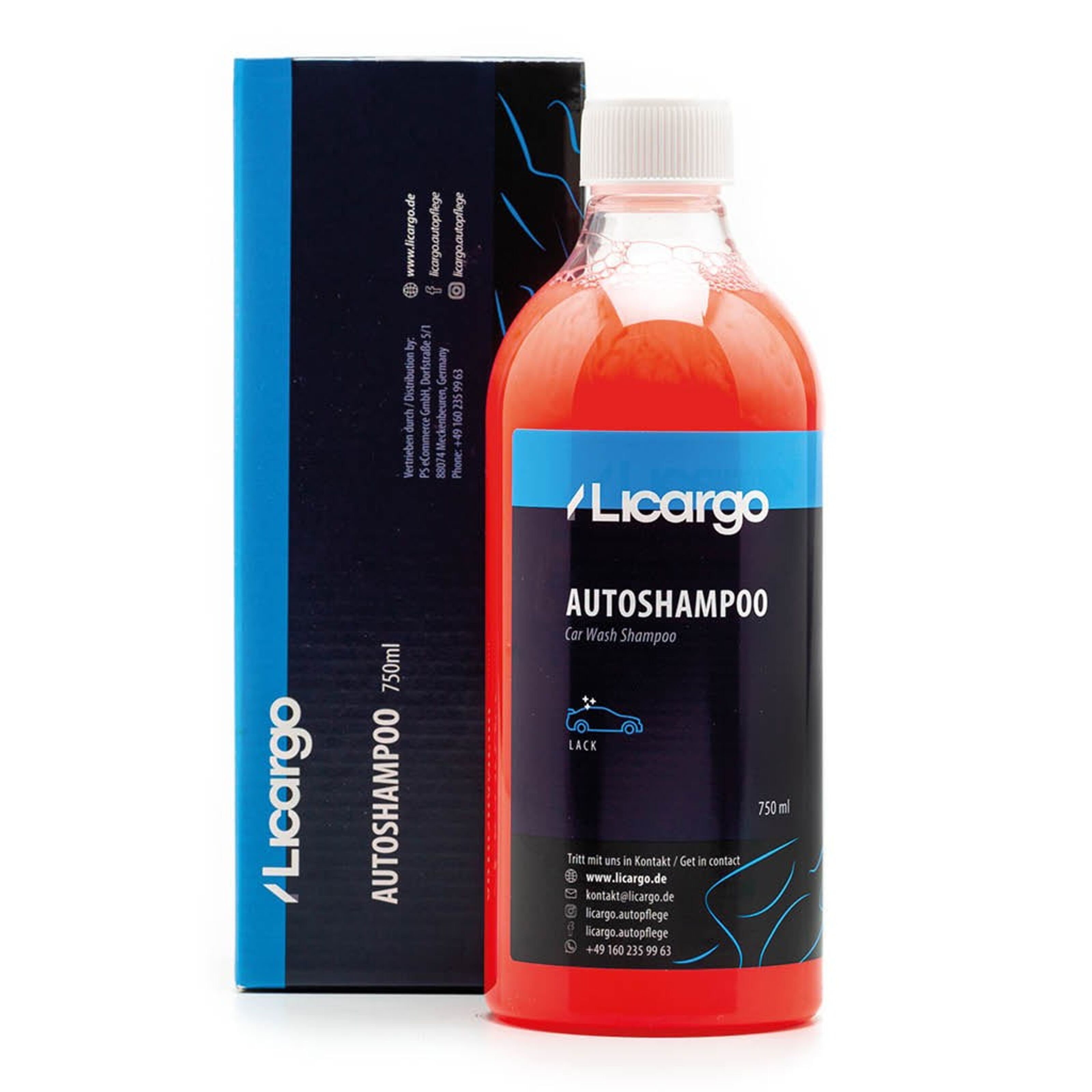 LICARGO Premium Glasreiniger Auto 750 ml - kraftvoller Auto  Scheibenreiniger ❤️ Retromotion