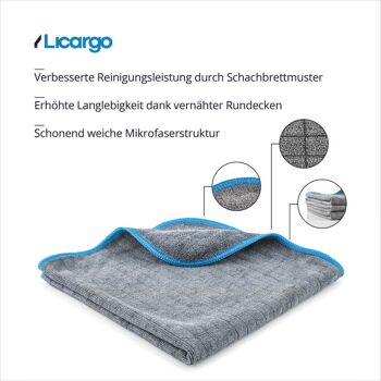 6X chiffons en microfibre polyvalents LICARGO® 2