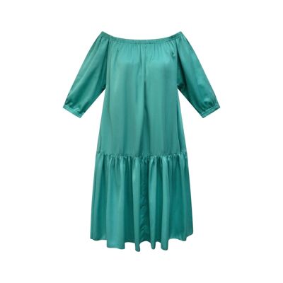 Ausus - Robe longue vert jade