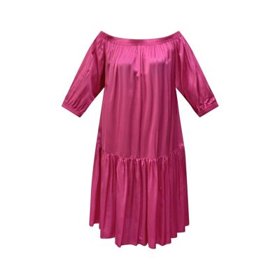 Ausus - Maxi vestido rosa