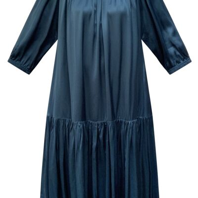 Ausus - Robe longue bleu sarcelle
