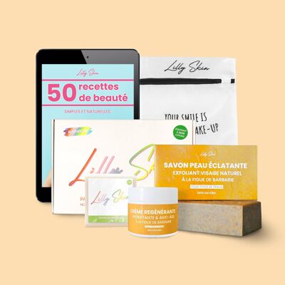 Pack Routine 28 Jours - 1 Pack + 1 Filet Lavage + 1 Savon + 1 Ebook