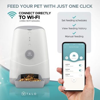 Mangeoire automatique Wi-Fi pour animaux Talo 2