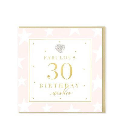 Fabulous 30 Birthday wishes