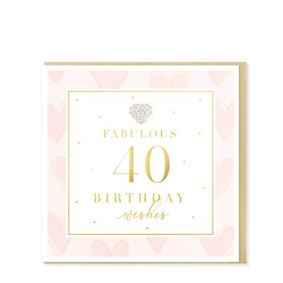 Fabulous 40 Birthday wishes