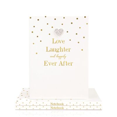 Love Laughter And Happily Ever After, A5 Notebook
