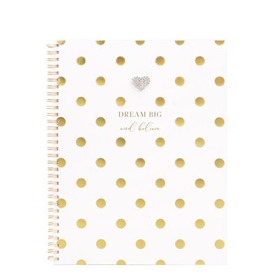 Dream Big & Believe Large Notebook