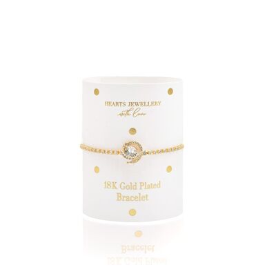 18K Gold Plated Knot Toggle Bracelet