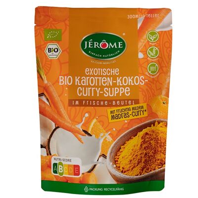 JÉRÔME EXOTISCHE BIO-KAROTTEN-KOKOS-CURRY-SUPPE