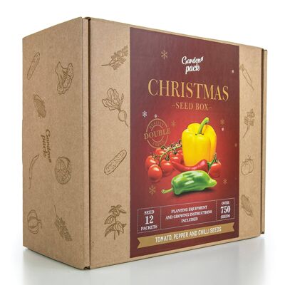 Christmas Seed and Gardening Accessories Gift Box