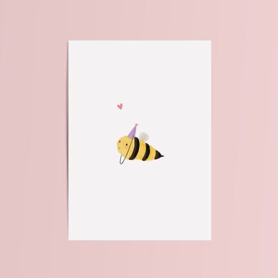 Card Bee Birthday Party