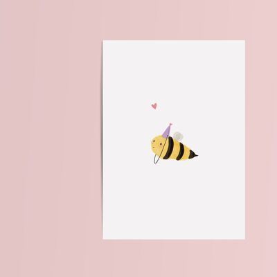 Card Bee Birthday Party