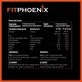 Phoenix lactosérum 1KG - Banane 3