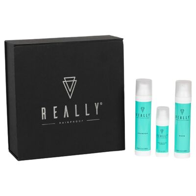 ReallyHC box set capelli lisci shampoo+ mask + siero