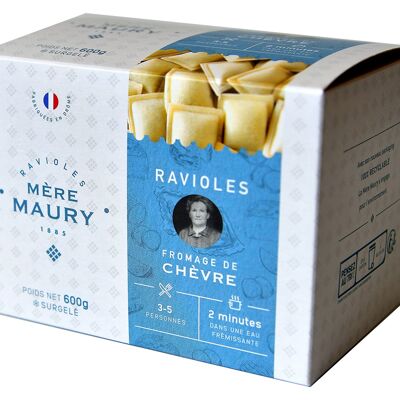 Ravioles au Fromage de Chèvre - surgelées - 600g