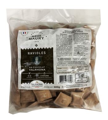 Ravioles au Chocolat VALRHONA - surgelées - 600g