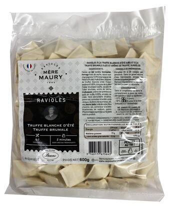 Ravioles à la Truffe Brumale (0,62%) et arôme Truffe - surgelées - 600g