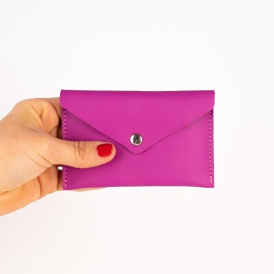 Card holder LEON - Smooth Pink