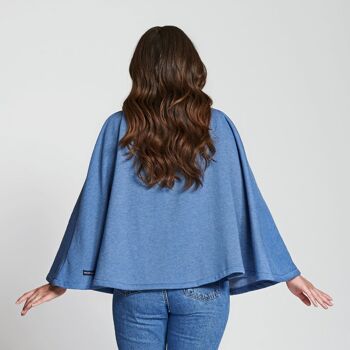 CAPE CAPUCINE POLYESTER COTON INDIGO/MARINE MM 4