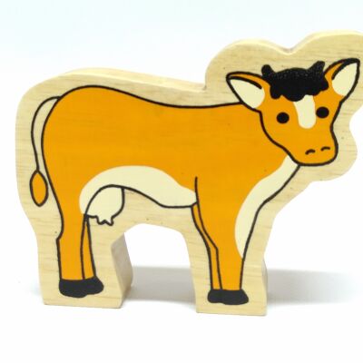 Gaya la vache - Figurine en bois massif