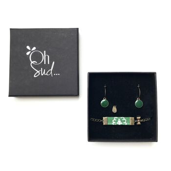 Coffret Bijoux Cézanne Vert 3