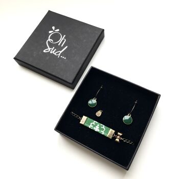 Coffret Bijoux Cézanne Vert 2