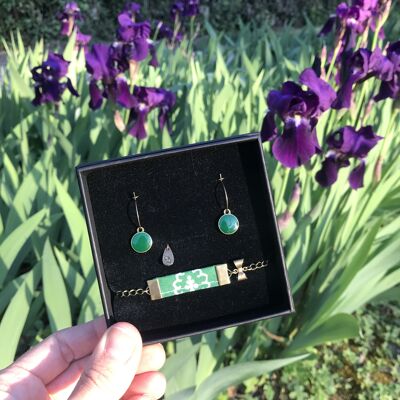 Coffret Bijoux Cézanne Vert