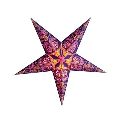 Paper Star Lantern - Phoenix Royal Violet